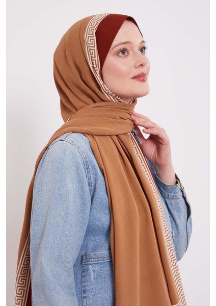 Kiremit Labirent Desen Medine Ipeği Şal fiyatları