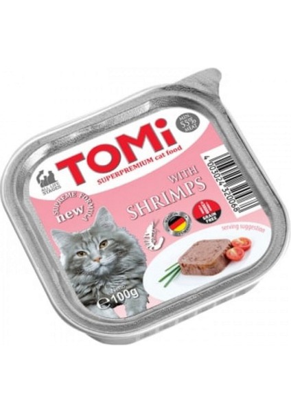 Kedi Karidesli Alüminyum Yaş Mama 100GR (Pate) Sptgl