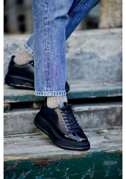 Caddya Model Kombinasyonlu Hakiki Deri Sneaker modelleri