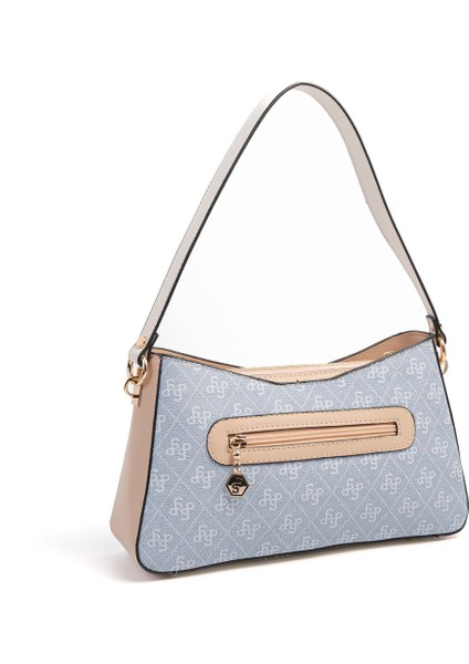 Kadın Çapraz Çanta 1102-46719 Sılver Polo Çapraz Bayan Çantası M178 Mavi-Mat Ten-Kemik fırsatları