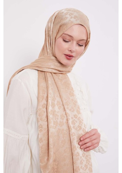 Gold Leopar Desen Italyan Jakar Şal