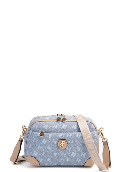 Silver & Polo Mavi - Ten SP1094 Kadın Çapraz Çanta