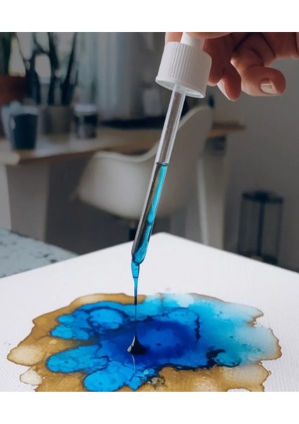 Rich Alcohol Ink Alkol Bazlı Mürekkep 30 ml 6'lı Set 1 Adet Çözücü