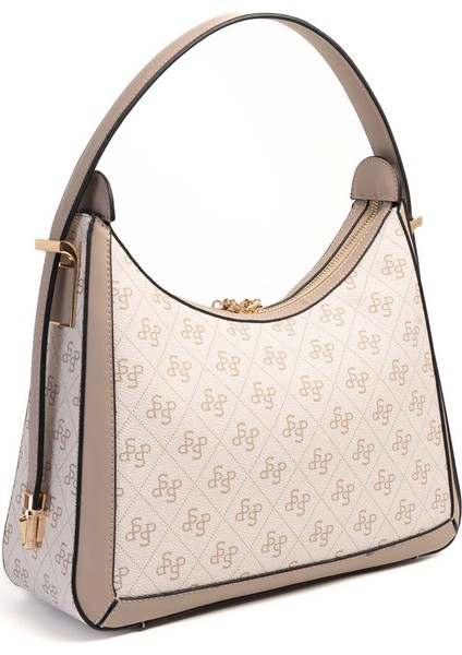 Kadın Omuz Çantası 1187-46763 Sılver Polo Bayan Çantası M178 Bej-Mat Kum fırsatları