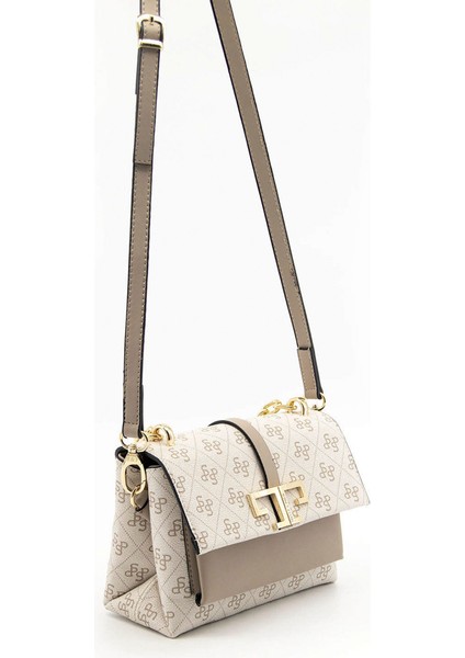 Kadın Çapraz Çanta 1148-45031 Sılver Polo Çapraz Bayan Çantası M178 Bej-Mat Kum modelleri