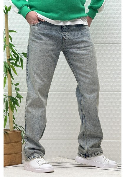 Erkek Beli Lastikli Rahat Kullanım Baggy Kot Pantolon fırsatları