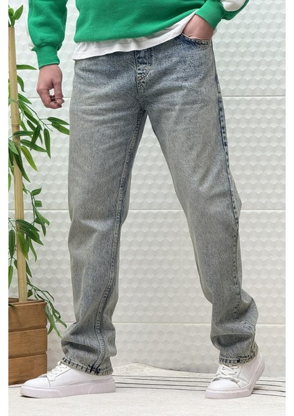 Erkek Beli Lastikli Rahat Kullanım Baggy Kot Pantolon indirimleri