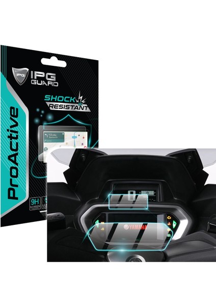 Yamaha 2023-2024 Xmax 300 Gösterge Paneli (2 Parça) 9h Nano Ipg Proactive Ekran Koruma Uyumlu