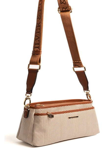 Kadın Çapraz Çanta 1184-46751 Sılver Polo Çapraz Bayan Çantası M132 Bej-Mat Taba fiyatları