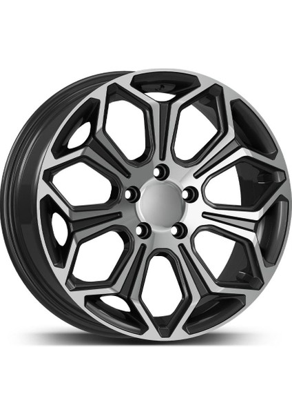 15 Inç 4X100 Clio Getz I20 Siyah Elmas Kesim Jant Modeli (4 Adet)