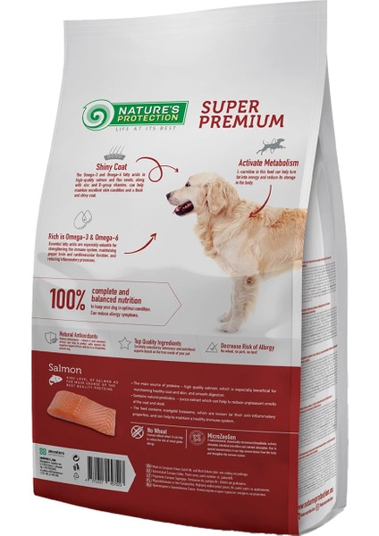 Nature's Protection Somonlu Yetişkin Köpek Maması 12kg fiyatları