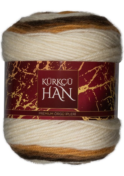 Kürkçü Tuval Yünlü El Örgü Ipi, 150 gr - 280 M - Orta Kalınlık - Tığ & Şiş Için Uygun