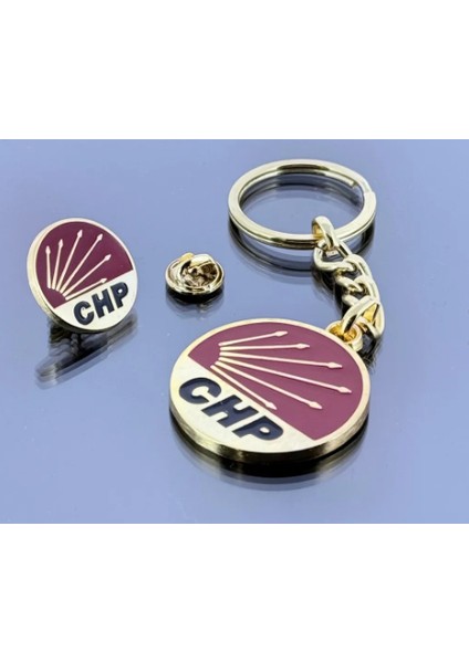 Chp Rozet Altın Kaplama ( Anahtarlık Hediyeli )