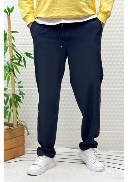 Erkek Full Likralı Rahat Kesim Baggy Jogger Pantolon