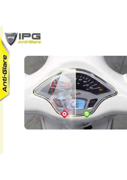 Vespa 2015-2024 Primavera 150 Gösterge Paneli Ipg Anti-Glare Parlama Önleyici Mat Koruyucu