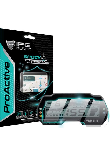 Yamaha 2020 MT-125 Gösterge Paneli Için 9h Nano Ipg Proactive Ekran Koruma