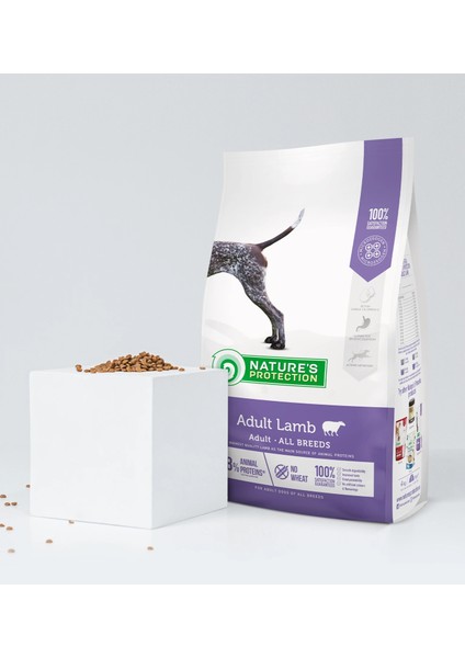 Nature's Protection Yetişkin Kuzulu Köpek Maması 12kg fiyatları
