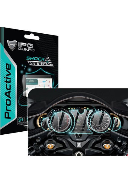 Suzuki 2021-2025 Gsx-R 1300 Hayabusa Gen3 Gösterge Paneli 9h Nano Ipg Proactive Ekran Koruma Uyumlu