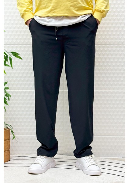 Erkek Full Likralı Rahat Kesim Baggy Jogger Pantolon