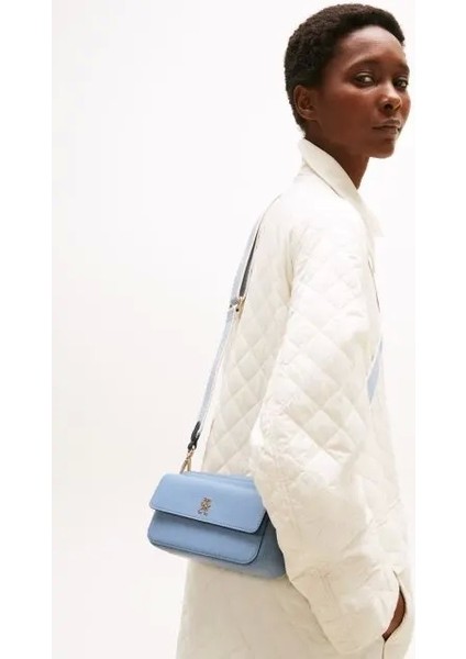 Th Dıstınct Camera Bag Kadın Mavi Çanta AW0AW17455C2B