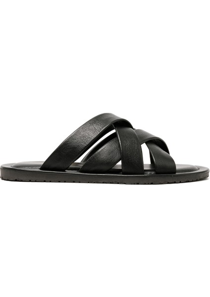 Erkek Terlik M7727 The Sandals Factory Leather Upper Sandals