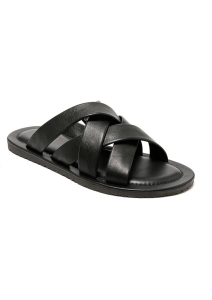 Erkek Terlik M7727 The Sandals Factory Leather Upper Sandals fiyatları