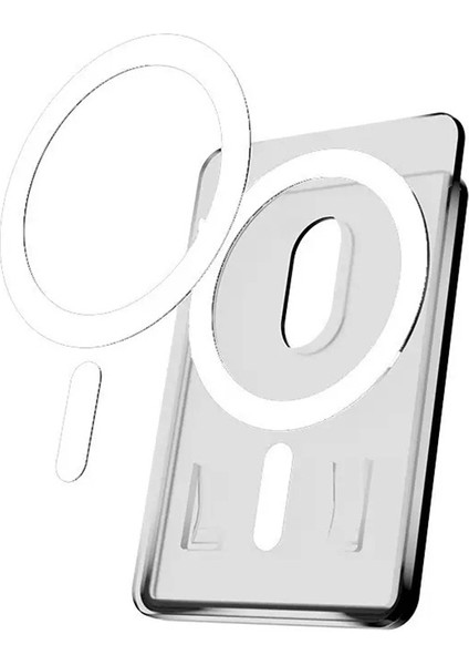 Magnetik Cardsafe Transparan Kartlık Telefon Arkası Magsafe'li Kartlık fırsatları