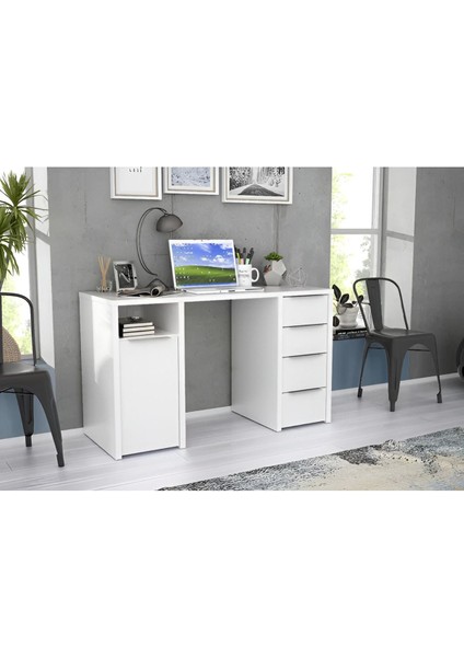 %100 Mdf Çalışma Masası, Bilgisayar Masası, Kitaplıklı Çalışma Masası, Ofis Masası Çocuk Genç Odası