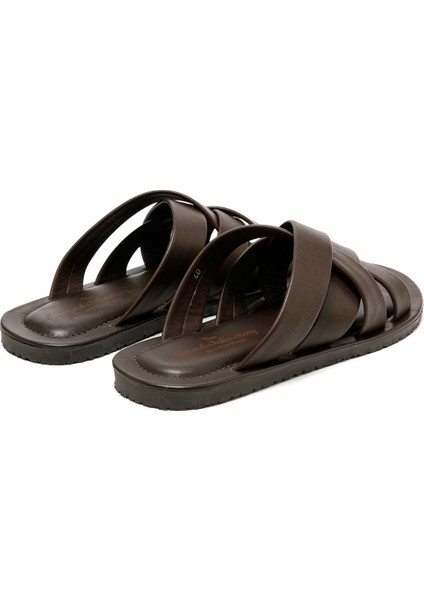 Erkek Terlik M7727 The Sandals Factory Leather Upper Sandals indirimleri