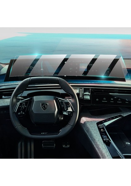 Peugeot 2025 3008-5008 21 Inch Panoramik I-Cockpit Ekranı Için 9h Nano Ipg Proactive Ekran Koruma modelleri