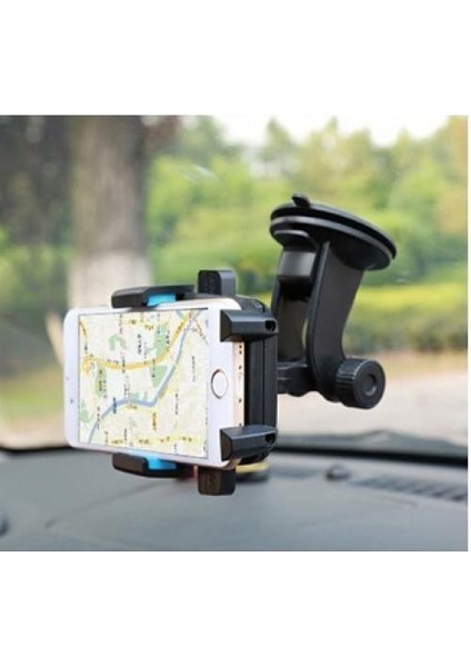 Araç Içi Cam ve Torpido Vantuzlu Telefon Tutucu