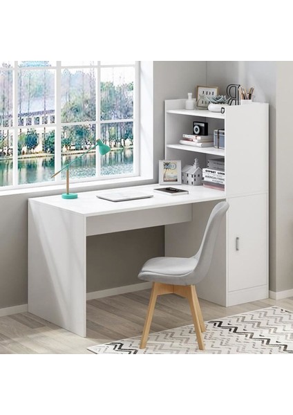 %100 Mdf Çalışma Masası, Bilgisayar Masası, Kitaplıklı Çalışma Masası, Ofis Masası Çocuk Genç Odası