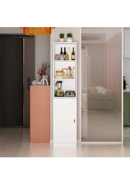 Mdf Mutfak Dolabı, Mutfak Kiler Erzak Dolabı, Banyo Dolabı, Beyaz Çok Amaçlı Dolap