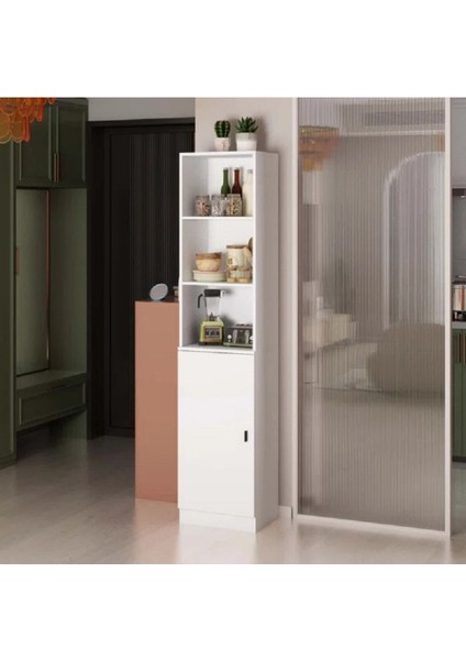 Mdf Mutfak Dolabı, Mutfak Kiler Erzak Dolabı, Banyo Dolabı, Beyaz Çok Amaçlı Dolap