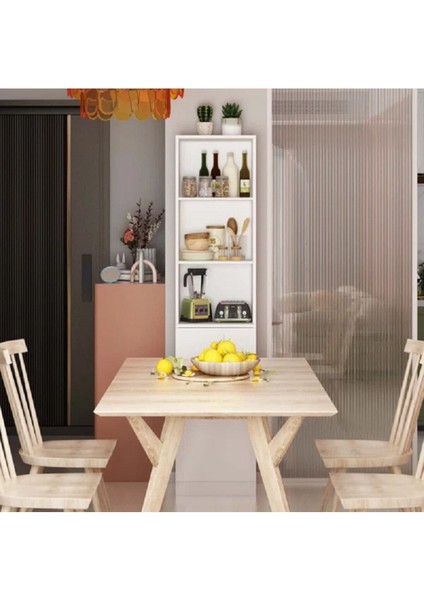 Mdf Mutfak Dolabı, Mutfak Kiler Erzak Dolabı, Banyo Dolabı, Beyaz Çok Amaçlı Dolap