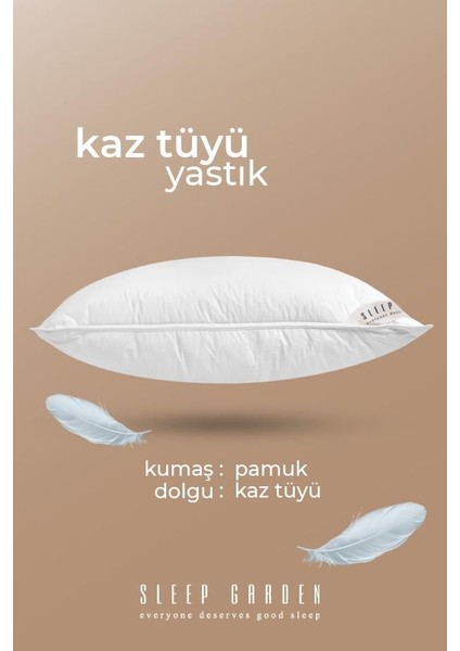 Kaz Tüyü Yastık Tela Çantalı 50X70
