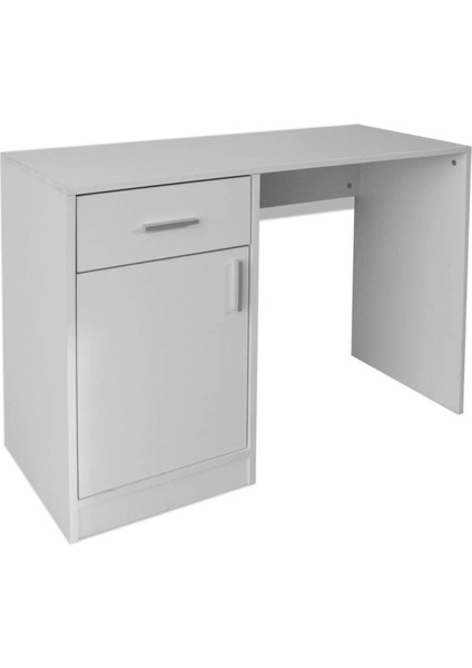 %100 Mdf Çalışma Masası, Bilgisayar Masası, Kitaplıklı Çalışma Masası, Beyaz Ders Çalışma Masası