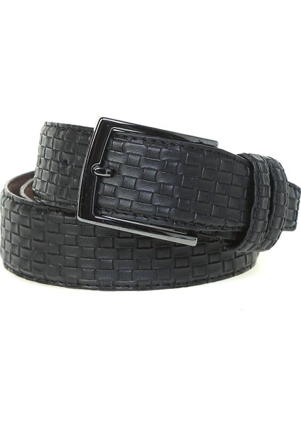 Siyah Suni Deri Kemer