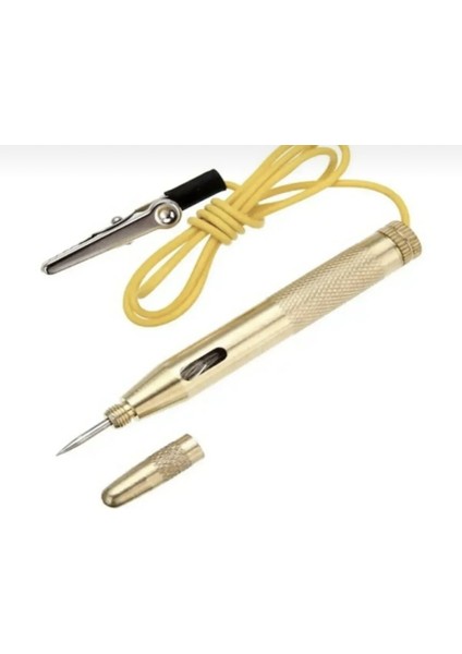 Sarı Oto Elektrik Kontrol Sigorta Test Kalemi Metal 12V