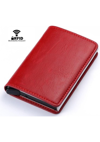 Tek Mekanizmalı Akıllı Kartlık Cüzdan 7 Farklı Renk modelleri