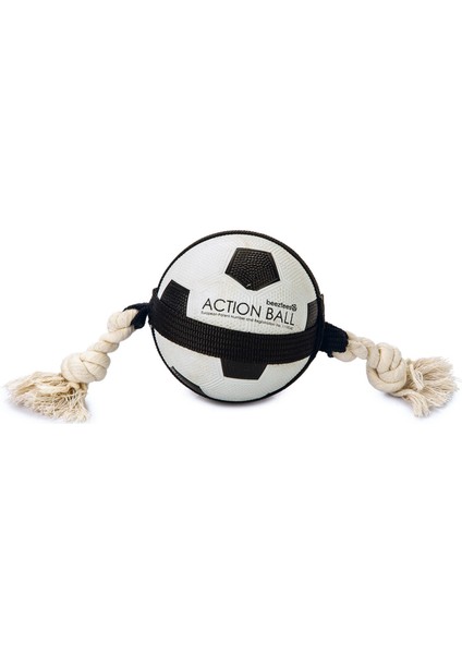 Köpek Oyuncağı, Ipli Futbol Topu, 12,5cm Sptgl