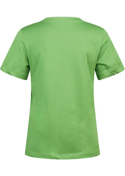 Alone Baskılı V Yaka Kadın T-Shirt 404