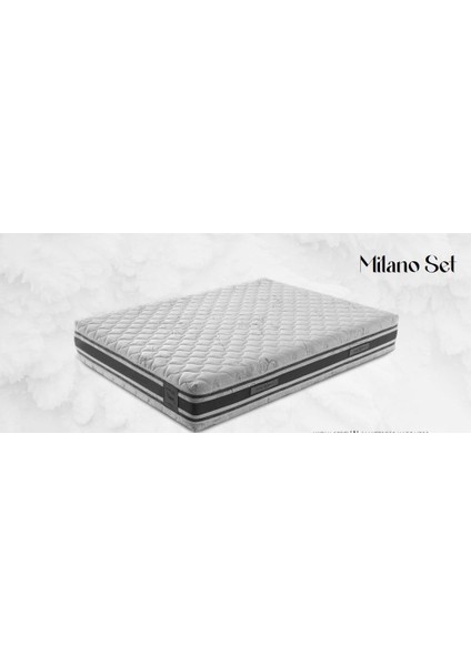 Milano Ortopedik Antialerjik 30CM 150*200 Yatak-Baza-Başlık Seti indirimleri