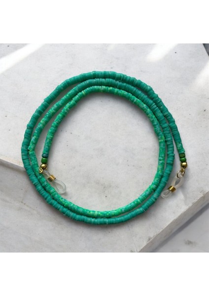 Fimo Boncuklu El Yapımı Gözlük Askısı Maske Ipi