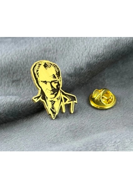 Atatürk Rozet ( 925 Ayar Gümüş )