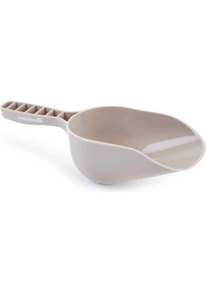 Köpek Mama Küreği L, Plastik, Bej, 29CM Sptgl