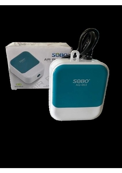 Sessiz Tek Çıkışlı Akvaryum Hava Motoru 3W. 3 Lt/dk A-Q-003