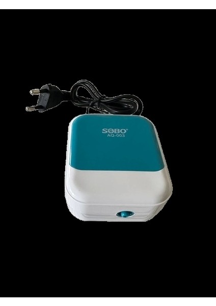Sessiz Tek Çıkışlı Akvaryum Hava Motoru 3W. 3 Lt/dk A-Q-003