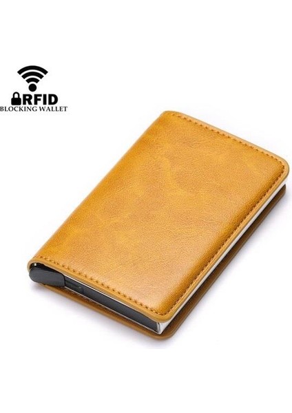 Tek Mekanizmalı Akıllı Kartlık Cüzdan 7 Farklı Renk fırsatları