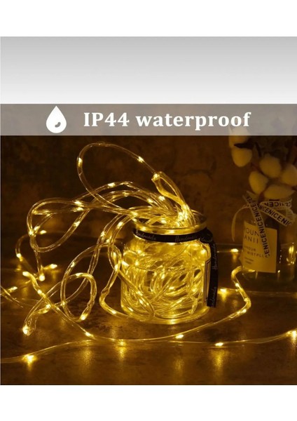 Güneş Enerjili LED Aydınlatma - Güneş Enerjili Bahçe Aydınlatma - Solar Güneş Enerjili Hortum Kaplamalı Gün Işığı LED Aydınlatma 10 mt fırsatları